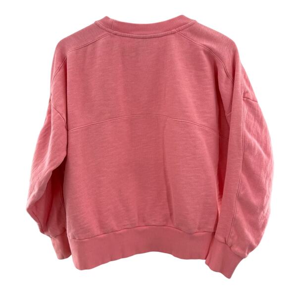 Sweaty Betty Essentials Crewneck Sweatshirt Boxy Soft Pink Size Large - Picture 5 of 8